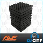 AVE ISOSQUARE 50 Acoustic Foam Panel Soundproofing Recording Studio - 50 Pieces