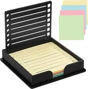 jojofuny Large Storage Capacity Note Organizer Desk Paper Holder Sticker Note Pads Holder Organize Your Desk