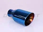DT-24113CU BLUE BURN DOUBLE WALL CLOSED OUTER CASE 2.25" INLET 4" OUTLET 8" LONG