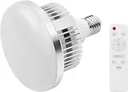 45W E27 LED Bulb Video Light Bi-Color 3000K-6000K with Remote Control Wide Voltage AC110~235V for Studio Portrait Photography Home House