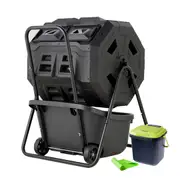 ROTO 160L Tumbler with Cart, 7L Caddy & 20 bags