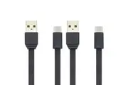 2PK Moki USB Type C Cable Charging Data Sync 3ft Cord for Samsung Android LG BLK