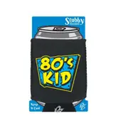 80S Kid Retro - Funny Novelty Stubby Holder With Base