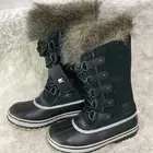 Sorel Women's Joan of Arctic Boot - Quarry/Black Women's Size 8 - NEW