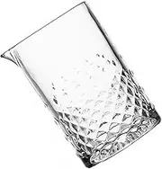 GREENADSCAPE Elegant Crystal Cocktail Mixing Glass 700ml Bar Stirring Shaker Thick Glass Pitcher Crystal Material Smooth Finish Easy Pour for Cocktails Bartending