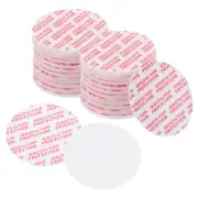 43mm/1.68" Foam Lid Liner, 300Pcs PS Resistant Pressure Sensitive Seal White Red
