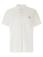 [Moose Knuckles] Moose Knuckles-Everett Polo Bianco-Uomo S