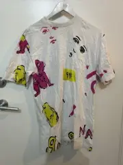 ALICE MCCALL GRAFFITI T SHIRT DRESS SZ XS BNWT (D23