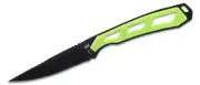 Schrade Delta Class Isolate Caper Fixed Blade Knife 3" - Green Overmold Tpr Hand