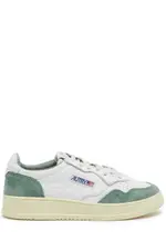 Autry Medalist Panelled Leather Sneakers - Grey - 39 (IT39 / UK6), Autry Sneaker, Lace up Front - 39 (IT39 / UK6) 39 (IT39 / UK6)
