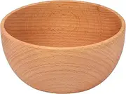 NAMOARLY Wooden Serving Bowl Versatile Food Serving Bowl for Salad Dessert and Snacks Rustic Tableware for Home Parties and Restaurants Heat Resistant