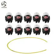 10xTwin pipe primer bulb+Fuel Line Carburetor 188-512 For Stihl Ryobi Husqvarna