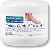 Pedifix Podiatrists Choice 20% Urea Callus Control Extra Strength Foot Cream 4 Oz. (113g)