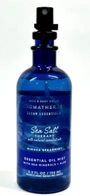 1 BATH & BODY WORKS SEA SALT THERAPY MIMOSA SPEARMINT ESSENTIAL OIL MIST 5.3 OZ