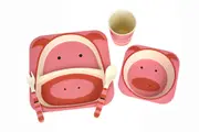 BambooZoo - BAMBOOZOO BAMBOO DINNER SET PIG 5PCS