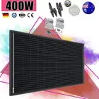 400W 12V Fixed Solar Panel Kit Mono Home Off-Grid Caravan Camping Charging Power