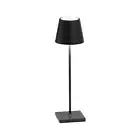 (Brown-All Aluminum)Led Creative Reading Eye-Care Rechargeable Table Lamp RM