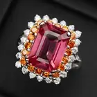 Invaluable Pink Padparadscha Sapphire 6.03Ct 925 Sterling Silver Handmade Rings