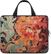 Laptop Case Sleeve Shockproof Computer Carrying Bag Art Nouveau Pattern Laptop Bag Tote Lightweight Notebook Case Cover Traveling Briefcase Handle Bags for Travel Business 17inch, Art Nouveau Pattern
