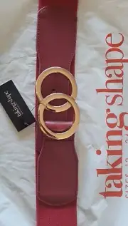 Taking Shape Plus Size Belt small / medium Red rings 16 to 20