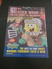 Spongebob Squarepants Knight Print Ad 2006 8x11 Great To Frame