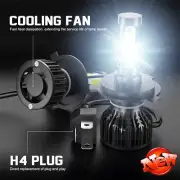LED Headlight Kit White Hi/Low Beam 2x Bulbs for HONDA CIVIC 1992-2002 2003 (for: Smart)