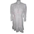 REFORMATION Cecille Organic Cotton Eyelet dress 12