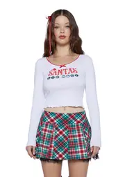[Sugar Thrillz] Clause A Scene Long Sleeve Top