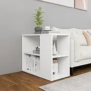 Side Cabinet White 60x30x50 cm Engineered Wood,Buffets & Sideboards 10.5KG-806301