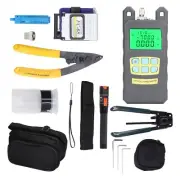 15 X 3 In 1 Fixture Optical Fiber Cleaver 2.5mm Interface OPM VFL FTTH Optic Kit