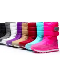 在飛比找momo購物網優惠-【Kidsfam】雪季踏青全真羊毛防水保暖太空靴(羊毛內裡加