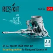 AH-64 "Apache" M230 chain gun (in parking position) 1/48 ResKit RSU48-0324