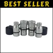 Interchangeable 1/2" Hydraulic Quick Disconnect Couplings with Locking Mechanism