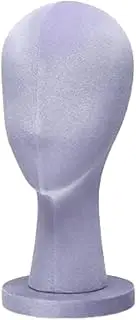 Generic Portable Hat Rack Mannequin Head for Wig Display And Beginner Stylist Use , Purple