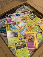 500 Pokemon Card Bulk Lot Common/Uncommon/Rare + 25 Surprise Holo/Reverse Holos
