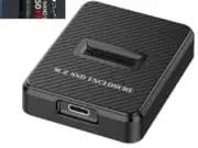 SSD Docking Station, USB 3.2 Gen 2 10Gbps M.2 NVMe & SATA Docking Station, NVMe & NGFF SSD Hard Drive Adapter for 2230, 2242, 2260, 2280 SSD