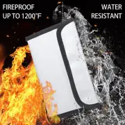 Fireproof Document Box Cash Safe Storage Fire And Water Resistant SNQ