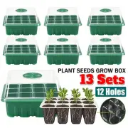 13x 12 Hole Plant Seed Grow Box Insert Propagation Nursery Seedling Starter Tray