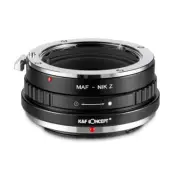 New K&F Concept adapter for Minolta AF MAF mount lens to Nikon Z6 Z7 camera