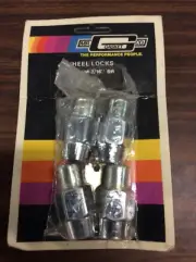 NEW Mr Gasket Wheel Locks Locking Lug Nuts Chrome 1460 GM 7/16” RH MAG Wheels