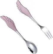CATIEBYE Compact Stainless Steel Fork Spoon Set Easy to Carry for Restaurant Tea Shop