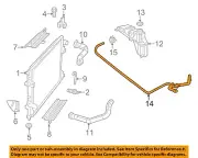CHRYSLER OEM Radiator Coolant-Recovery Tank Bottle Overflow Hose 55038163AI (for: Chrysler)