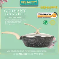 在飛比找蝦皮購物優惠-炒鍋 30CM 德國花崗岩 GH-G88 Gohappy G