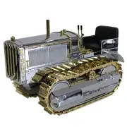 DM 1/16 Cat Twenty Tractor 100th Anniversary Chrome Gold Diecast Model 85760