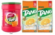 Tang Mango Instant Drink Mix Plastic Jar 750g + Orange Refill 2x500g - 3 Pack
