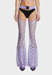 [Rolita Rave Couture] Flirt With Me Chaps - Lilac
