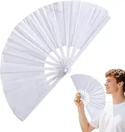[Generic] Folding Hand Fans | At The Rhythm of the Dance Hand Fan, Creative Lightweight Accessory for Decoration, Dance, Festivals, Cosplay Events and Parties