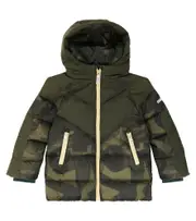 [Scotch & Soda Kids] Scotch & Soda Kids Printed puffer jacket Y 16 green