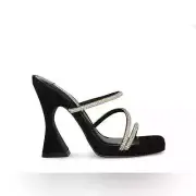Steve Madden Women's Libbie Embellished Heeled Sandal - Size 8.5