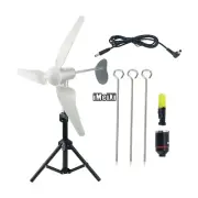 50W 1-24V Micro Wind Generator Kit Wind Turbine Generator for Outdoor Camping